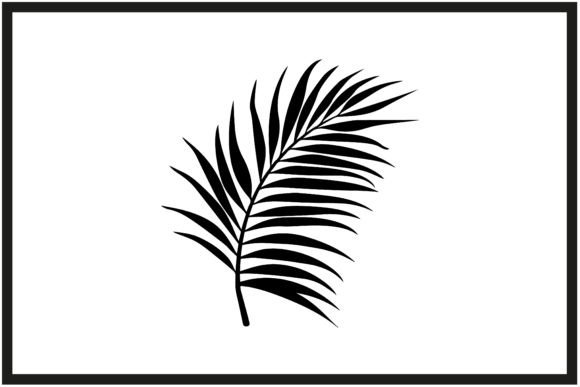 Download Palm Leaf Silhouette Clipart Isolated - Premium Resources